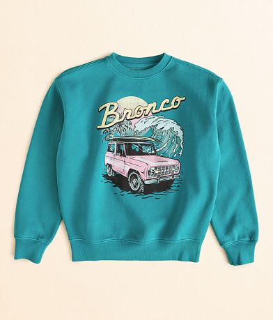 Goodie Two Sleeves Girls - Ford Bronco Pullover front view
