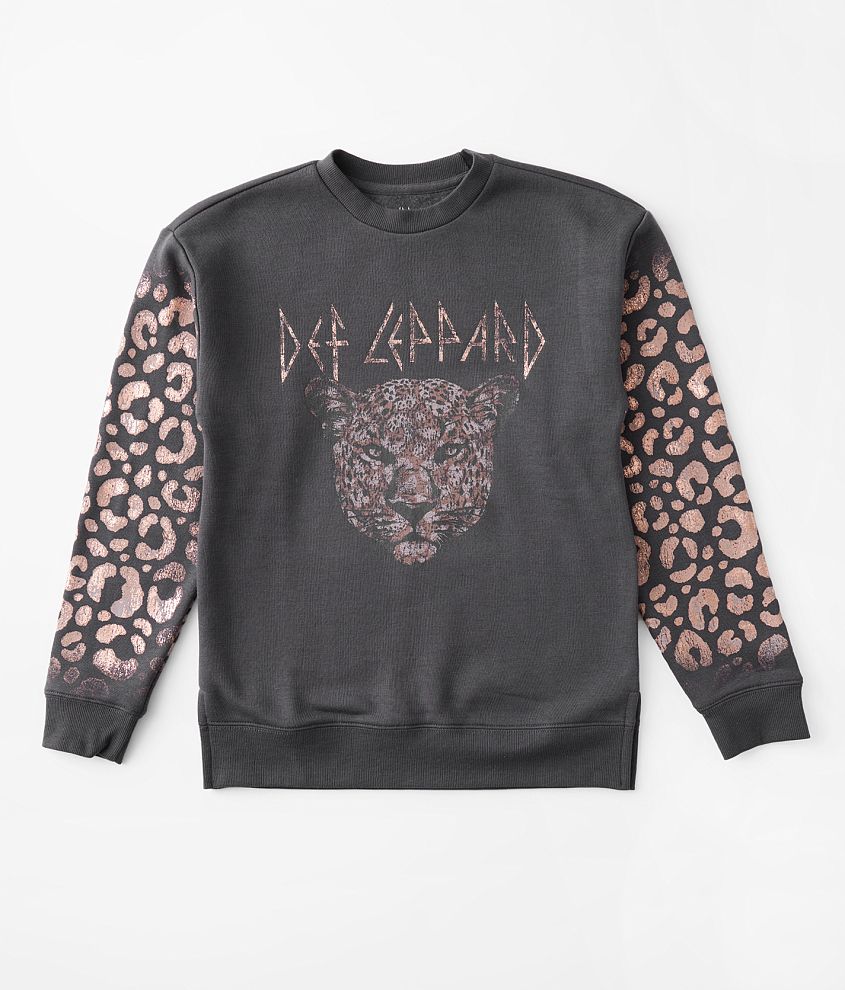Girls - Goodie Two Sleeves Def Leppard Band Pullover