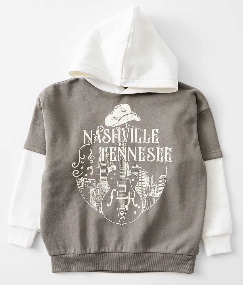 Girls - Goodie Two Sleeves Nashville Hooded Sweatshirt front view