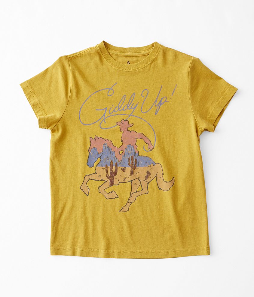 Yellow shirts hot sale for girls