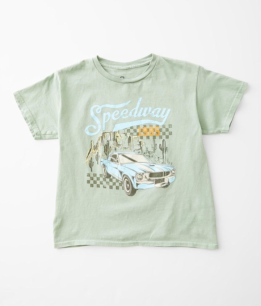 Girls - Goodie Two Sleeves Speedway T-Shirt front view