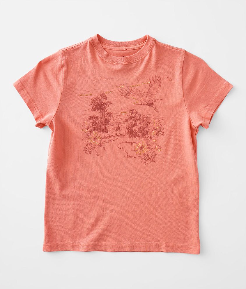 Girls - Goodie Two Sleeves Desert Landscape T-Shirt front view