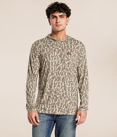 Honey Hole® Duck Boat Camo Hoodie front view