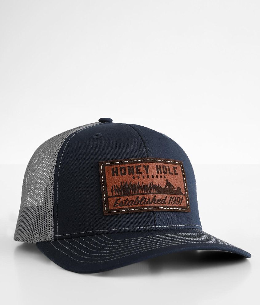 Honey Hole&#174; Cat Tail Trucker Hat front view