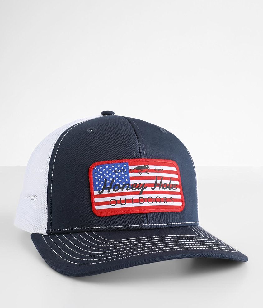 Honey Hole&#174; USA Trucker Hat front view