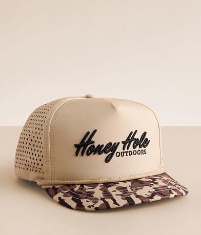 Honey Hole® Boys - Rope Camo Performance Hat front view