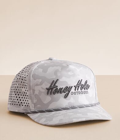 Honey Hole® Boys - Rope Camo Performance Hat front view