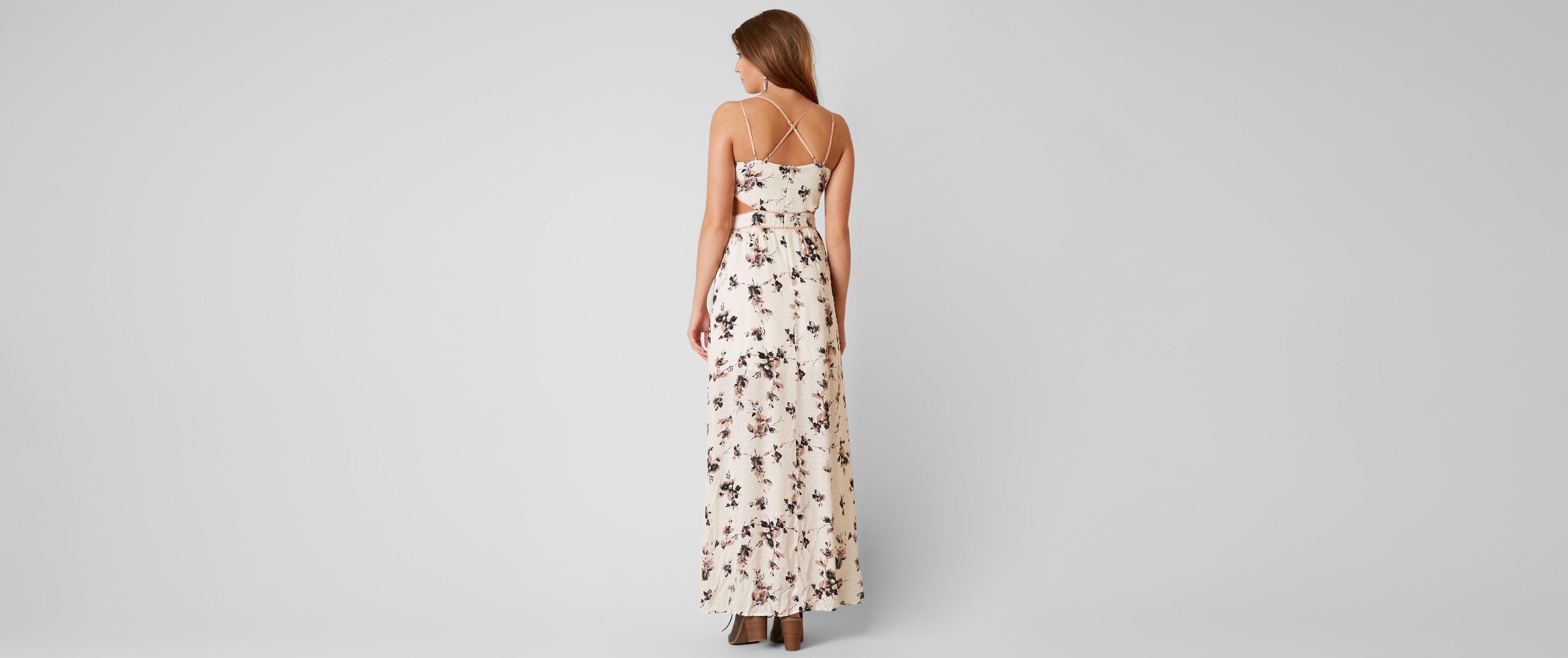 Honey Punch Floral Maxi Dress - Clothing in Cream Floral | Buckle