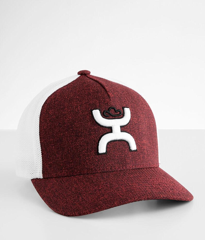 Hooey Coach Stretch Trucker Hat - Men's Hats in Maroon | Buckle