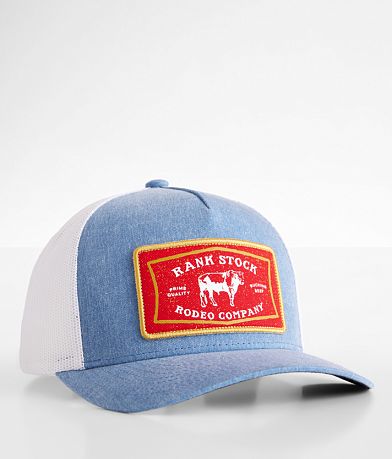 Hooey Rank Stock Trucker Hat front view