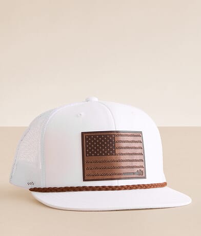 Hooey Liberty Roper Trucker Hat front view