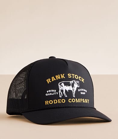 Hooey Rank Stock Trucker Hat front view