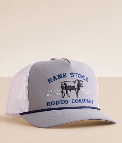 Hooey Rank Stock Trucker Hat front view