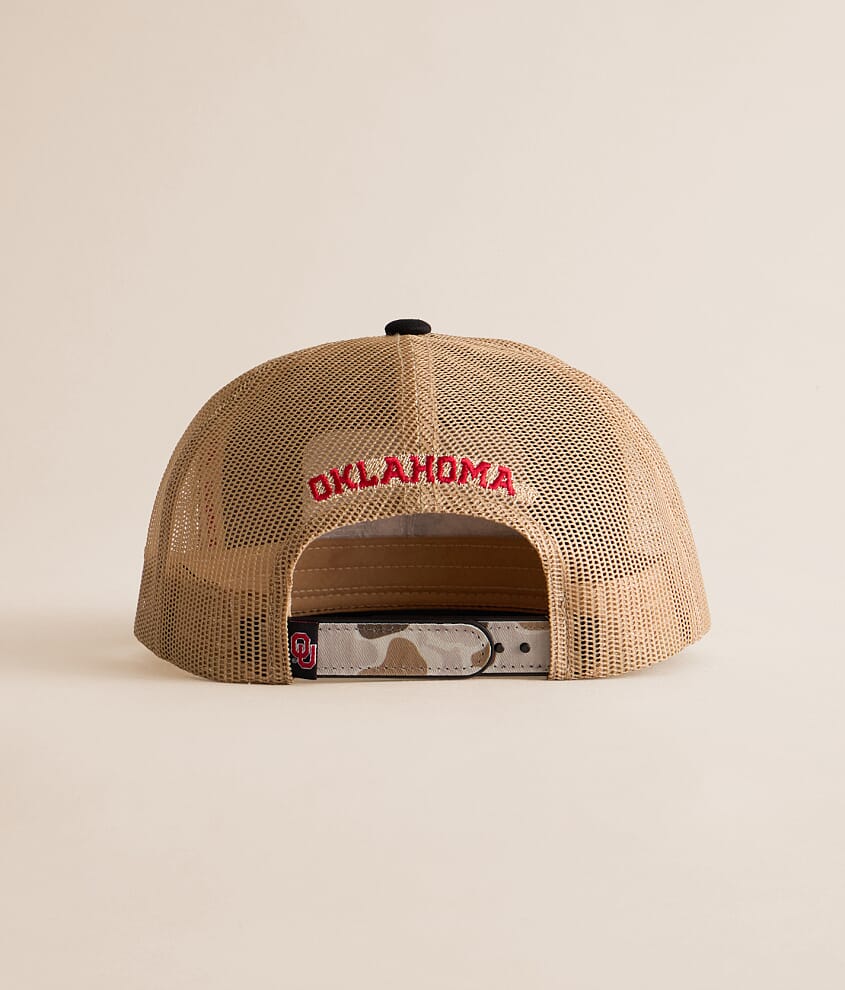 Oklahoma Boomer Sooner Camo Trucker Hat