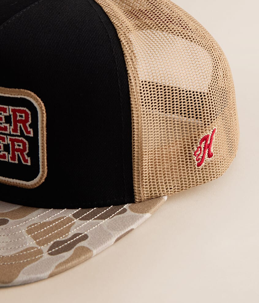 Oklahoma Boomer Sooner Camo Trucker Hat
