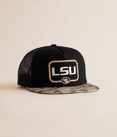 LSU Tigers Camo Trucker Hat