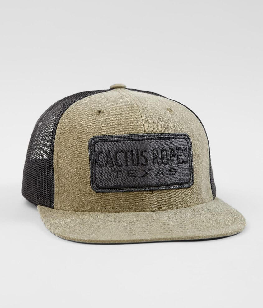 Hooey Cactus Ropes Trucker Hat Men's Hats in Tan Black Buckle