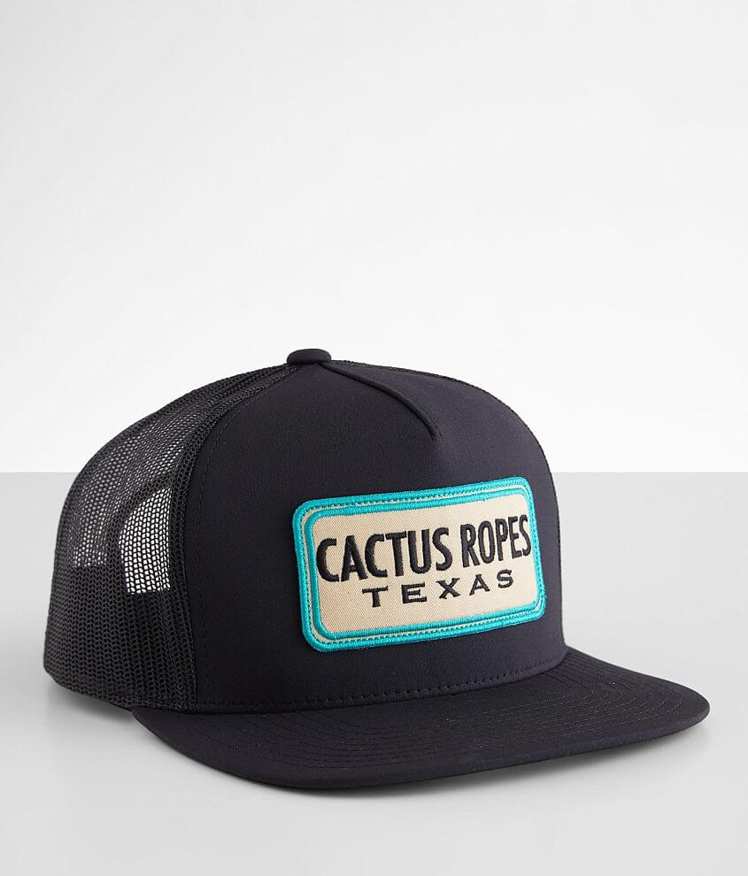 Black cactus store ropes hat