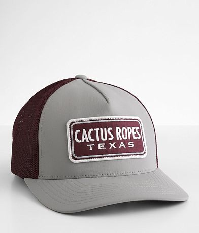 Hooey Cactus Ropes Stretch Trucker Hat front view