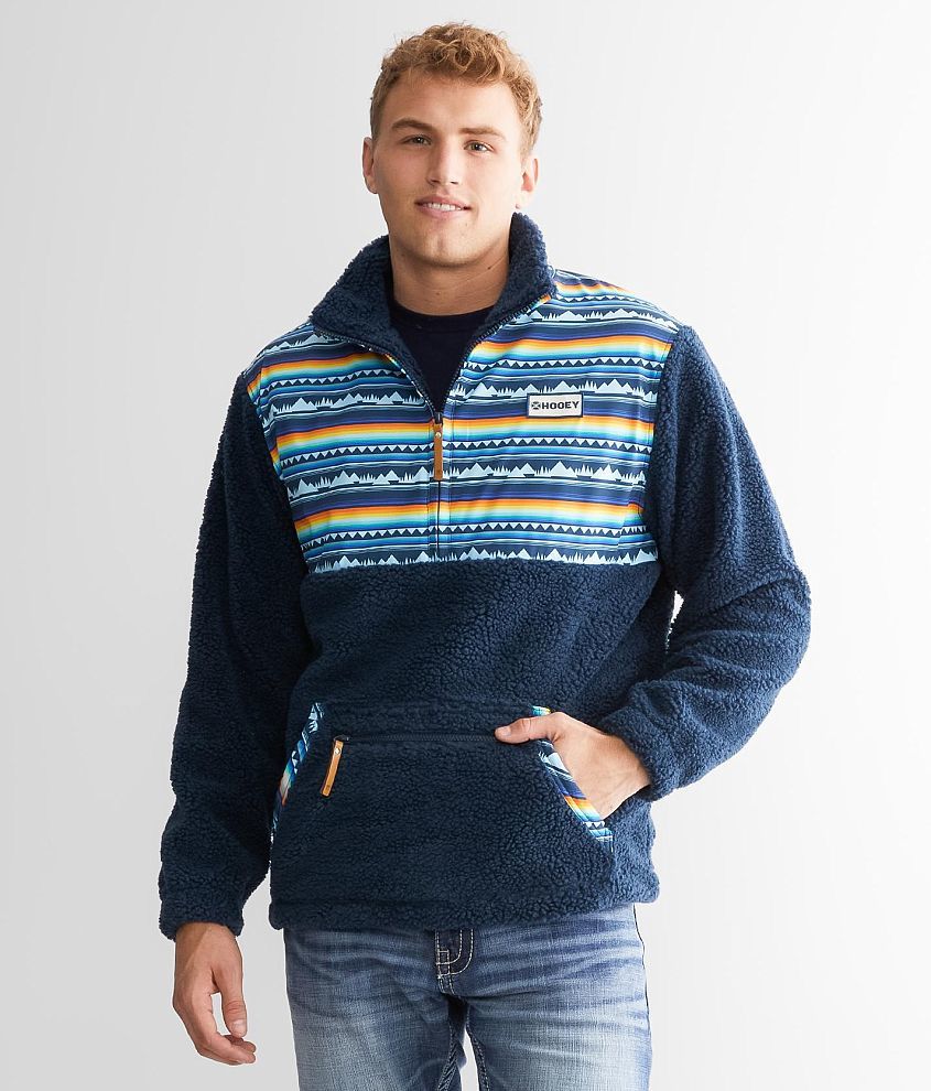 Sherpa pullover clearance blue