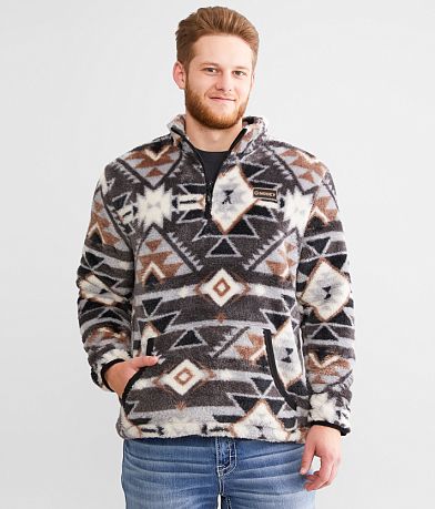 Hooey Aztec Fleece Pullover front view
