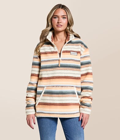 Hooey Kodi Fleece Quarter Zip Pullover front view