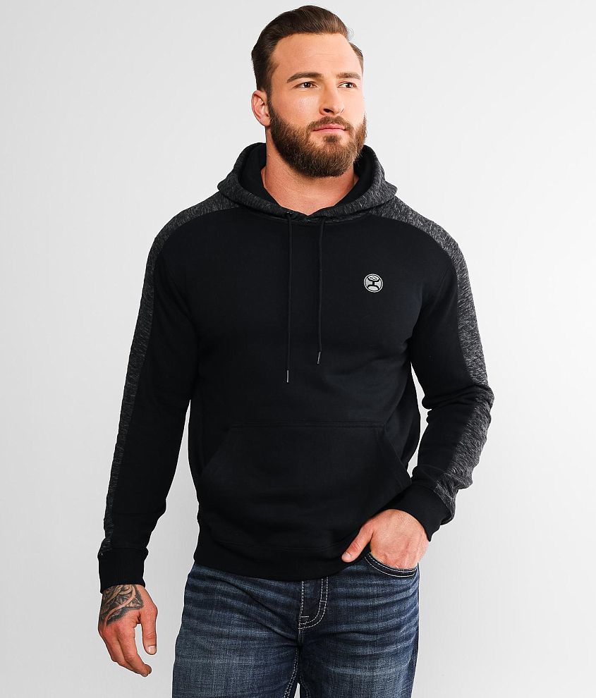 Hooey Canyon Hooded Sweatshirt Men s Sweatshirts in Black Grey