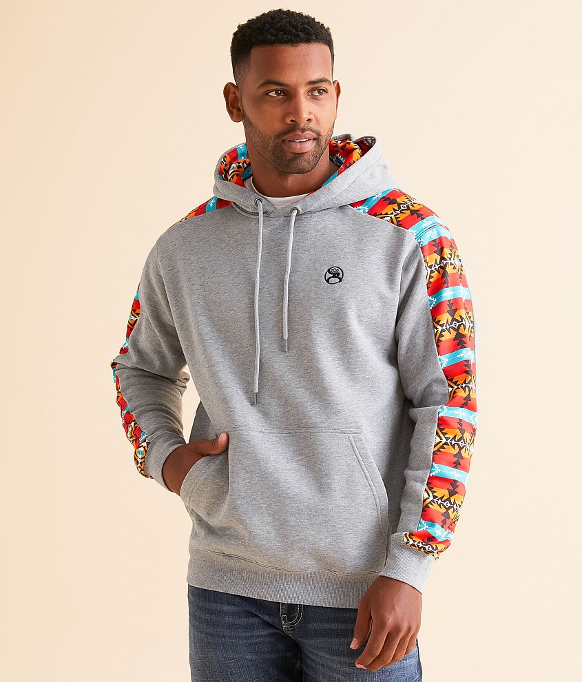 Hooey Canyon Hooded Sweatshirt Men s Sweatshirts in Grey Buckle