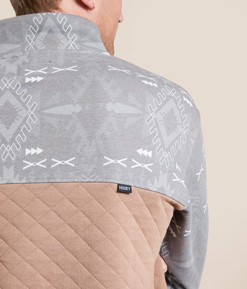 Stevie Quilted Henley Pullover