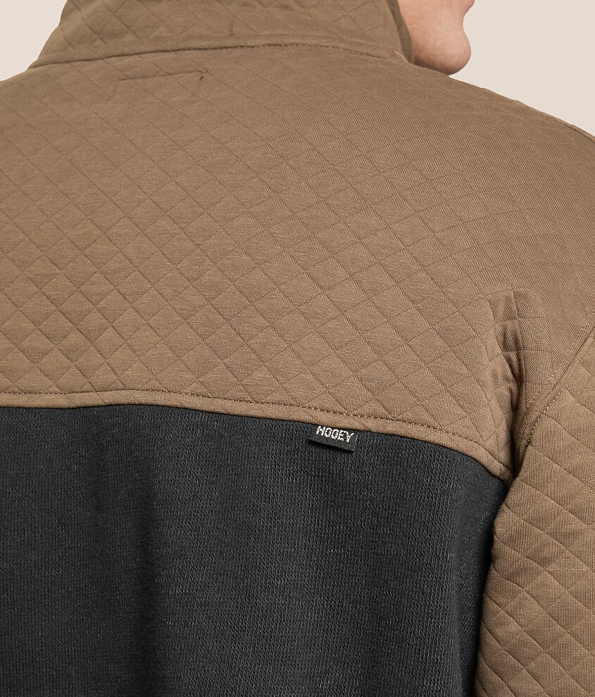 Stevie Quilted Quarter Snap Pullover