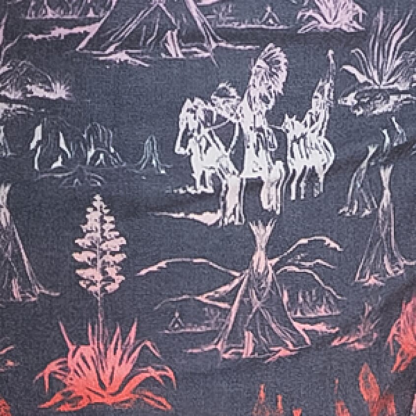 Comanche Charcoal Print