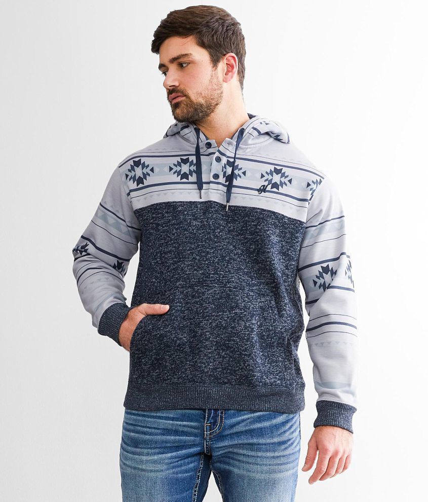 Boyish Jimmy Half-Zip Cropped Sweatshirt- Off White main image 1