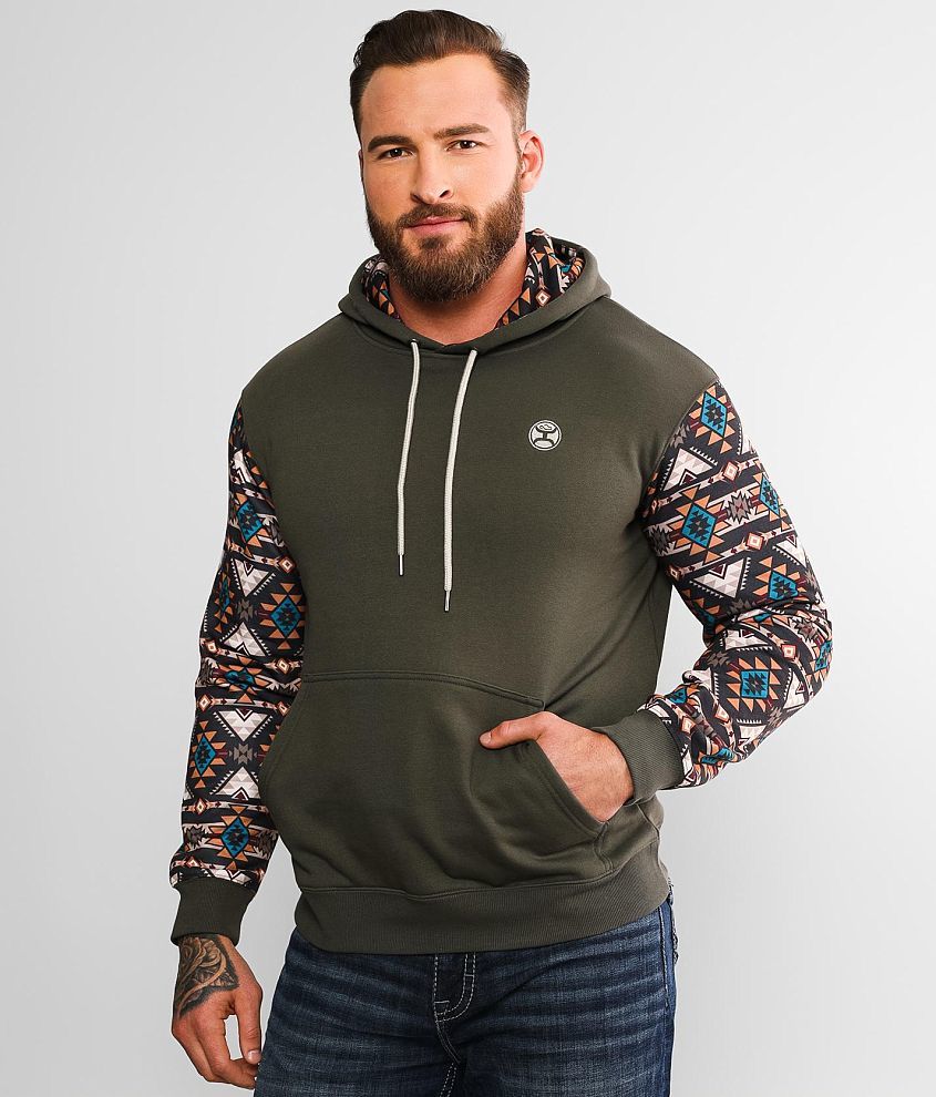 Hooey Summit Hooded Sweatshirt - Men's Sweatshirts in Brown | Buckle