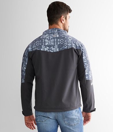Hooey Aztec Softshell Jacket back view