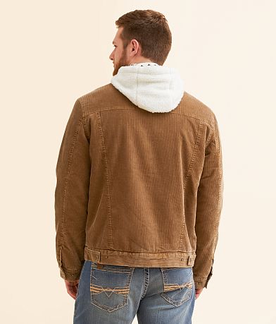 Hooey Hooded Corduroy Jacket BACK