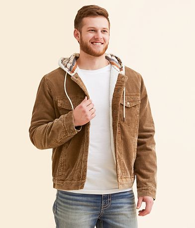 Hooey Hooded Corduroy Jacket front view