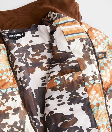 Hooey Aztec Puffer Jacket - Women's Coats & Jackets in Tan Brown | Buckle