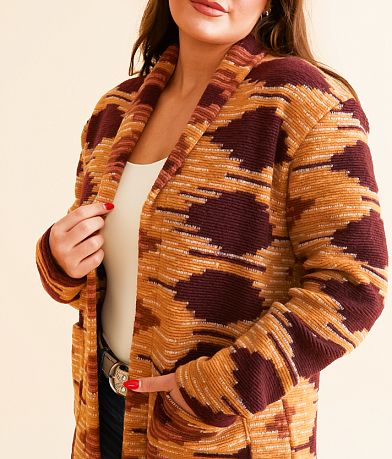 Hooey Aztec Duster Cardigan misc detail 1 view
