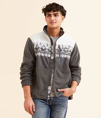 Hooey Tech Fleece Aztec Jacket front view