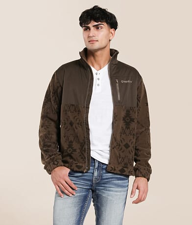 Hooey Southwestern Tech Fleece Jacket front view