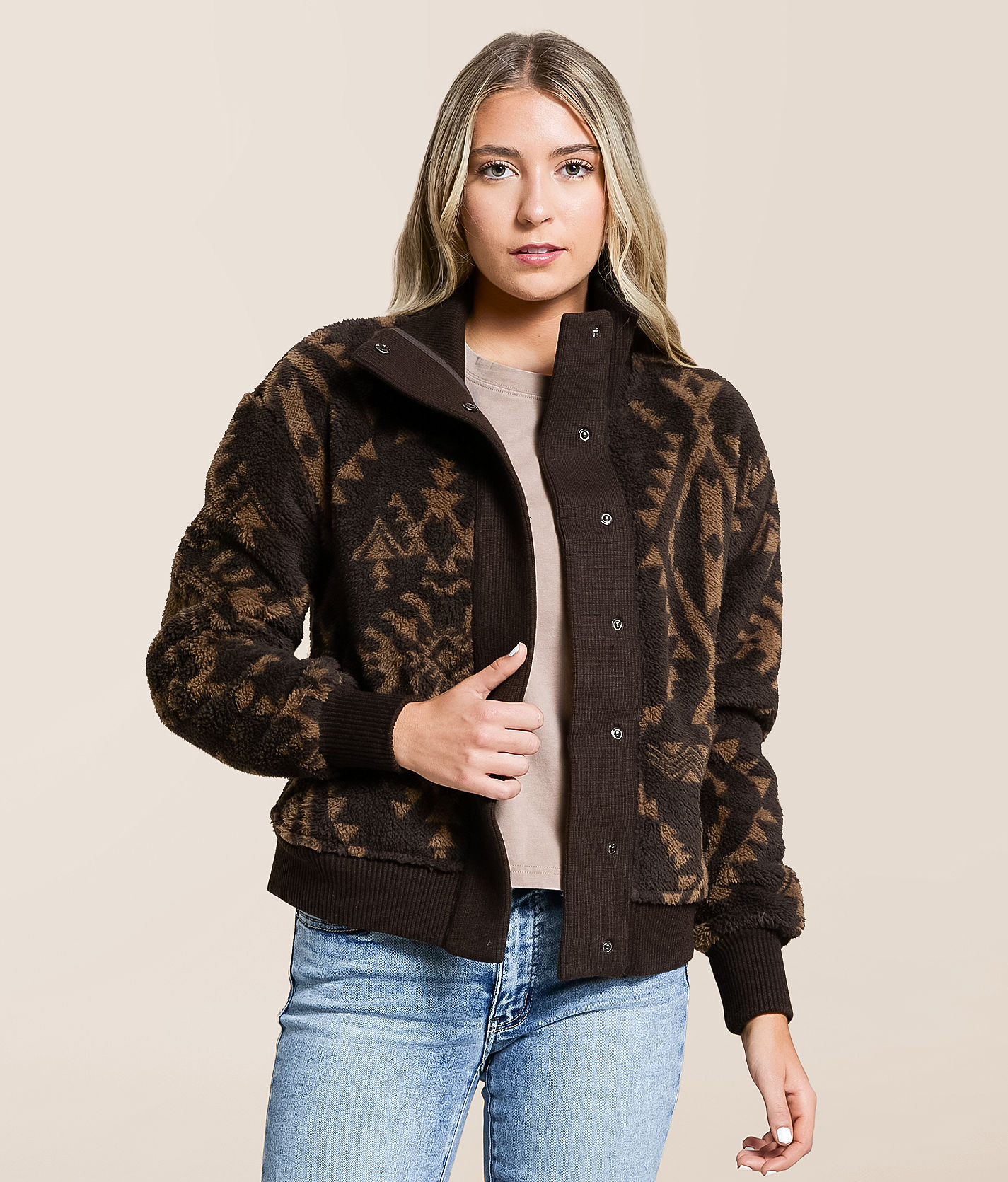 eaphi エフィ WOOL LIKE CHECK JACKET WOOL LIKE CHECK JACKET