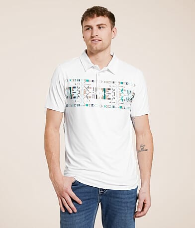 Hooey The Weekender Deboss Performance Polo front view