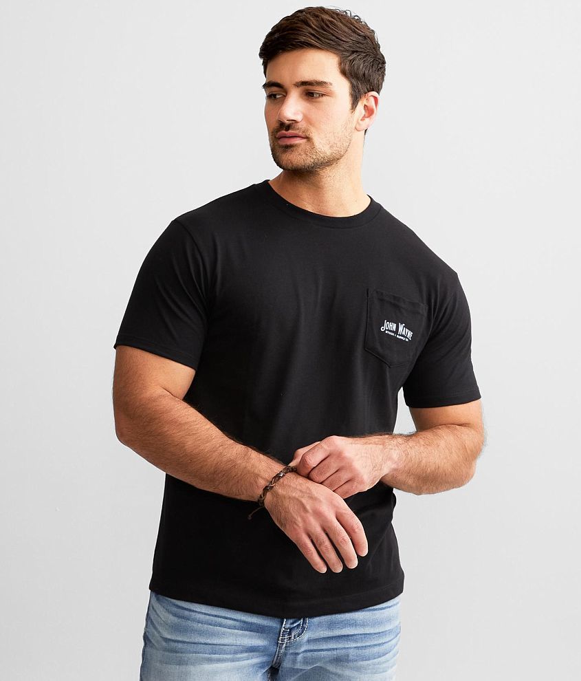 Hooey John Wayne T-Shirt - Men's T-Shirts in Black | Buckle