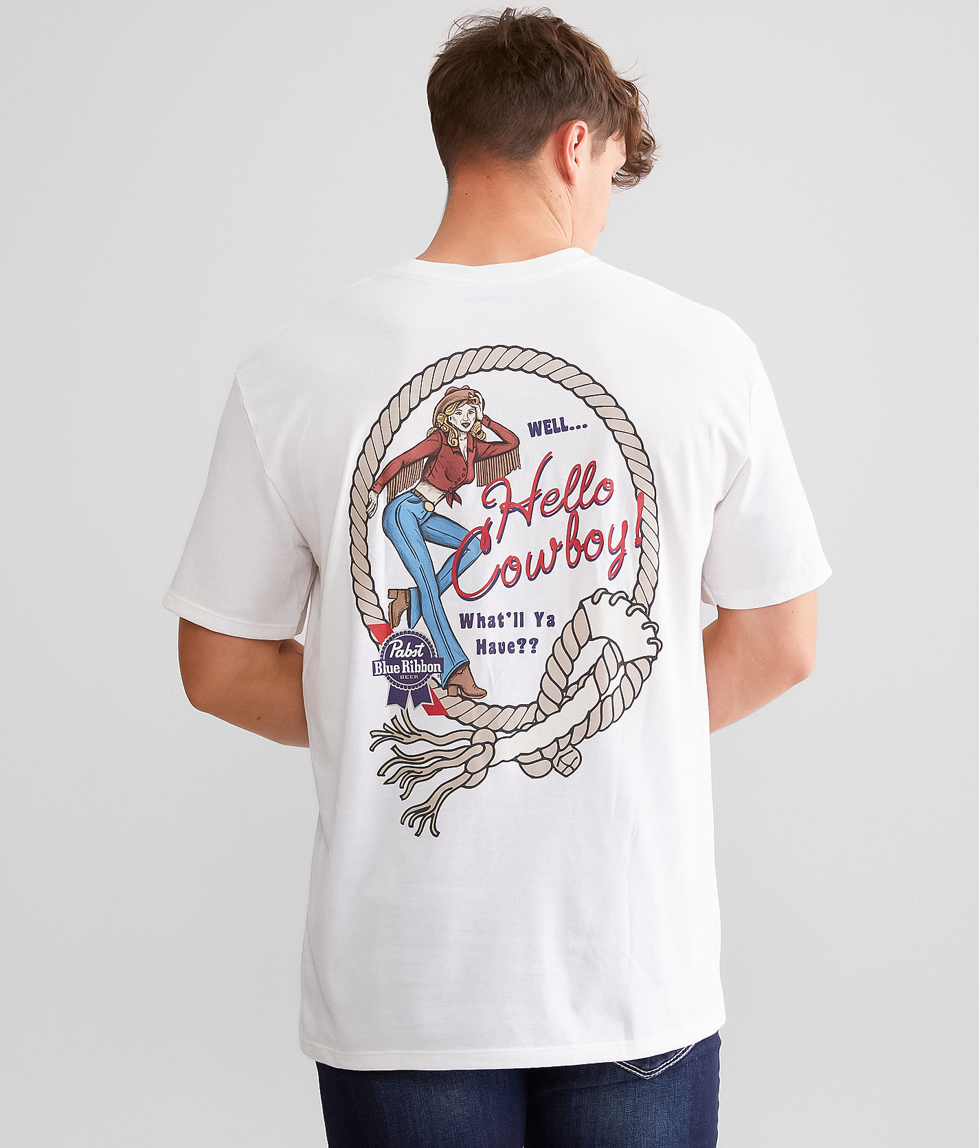 PORKCHOP Pabst Blue Ribbon Tシャツ WHITE L Pabst Blue Ribbon Cheers Ribbon (White) / Shirt