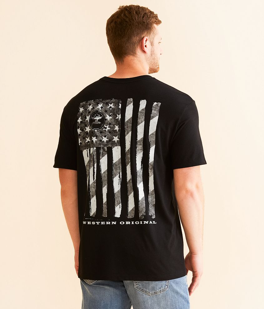 Hooey Distressed Flag T-Shirt front view