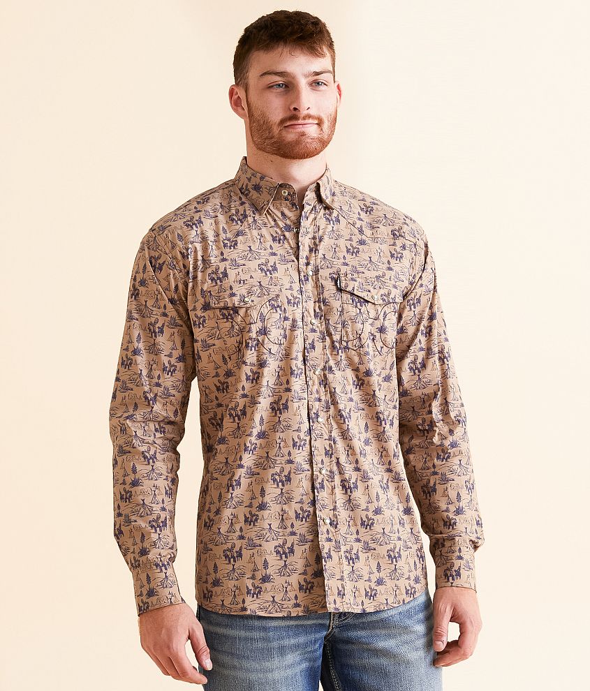 Hooey Dos Sol Western Stretch Shirt front view