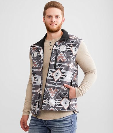 Hooey Softshell Aztec Vest full right side view