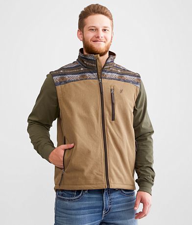 Hooey Softshell Aztec Vest front view