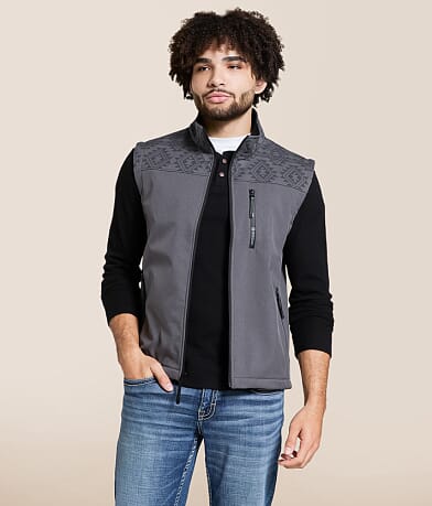 Hooey Jackson Softshell Aztec Vest front view