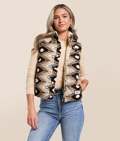 Hooey Briar Reversible Puffer Vest front view
